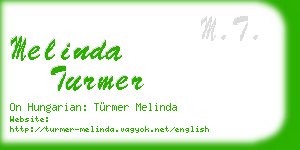 melinda turmer business card