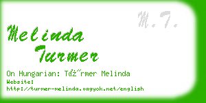 melinda turmer business card